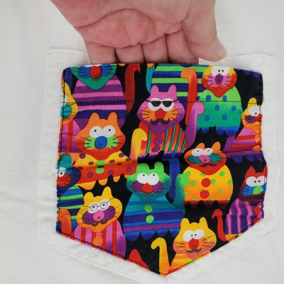 alore vtg heavy short sleeve cat tee OS(2X) - Picture 8 of 9